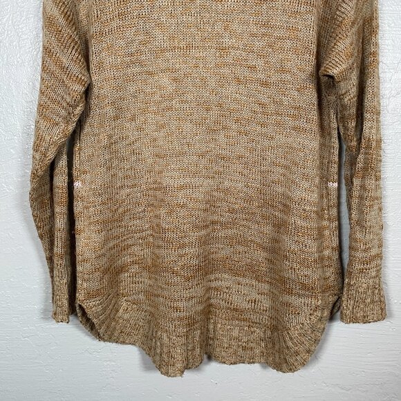 Ariat Women L Brown Pink Knit Date Night Sweater Southwest Pattern Long Sleeve - Picture 6 of 10